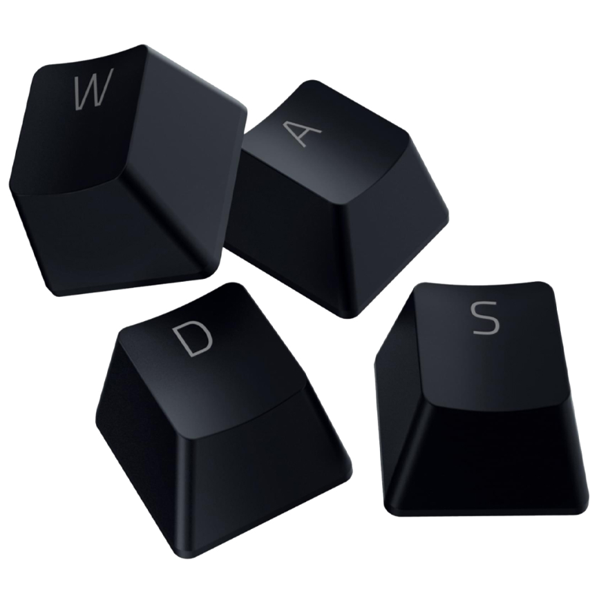 RAZER PBT Keycaps + Coiled Cable Upgrade Set Black