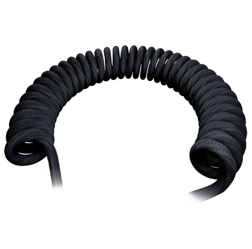 RAZER PBT Keycaps + Coiled Cable Upgrade Set Black