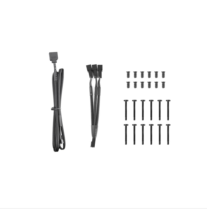 THERMALTAKE Pure 12 TT Premium Edition 120mm ARGB Sync Cabinet Fan (White) (Triple Pack)