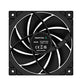 DEEPCOOL FK120 120mm 4-Pin PWM Non-RGB Cabinet Fan (Black) (Triple Pack)