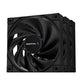 DEEPCOOL FK120 120mm 4-Pin PWM Non-RGB Cabinet Fan (Black) (Triple Pack)