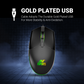 ANT ESPORTS KM1650 RGB MEMBRANE WIRED GAMING KEYBOARD & RGB MOUSE COMBO -BLACK