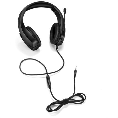 COSMIC BYTE Stardust Wired Stereo Gaming Headphone With Gaming Mic ( Black ) ( PC/PS4/PS5/Mac/OS )