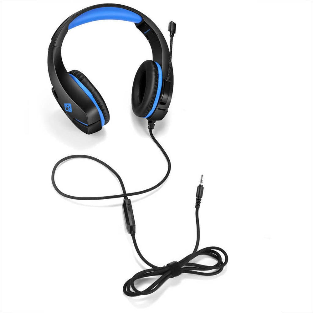 COSMIC BYTE Stardust Wired Stereo Gaming Headphone With Gaming Mic ( Blue ) ( PC/PS4/PS5/Mac/OS )