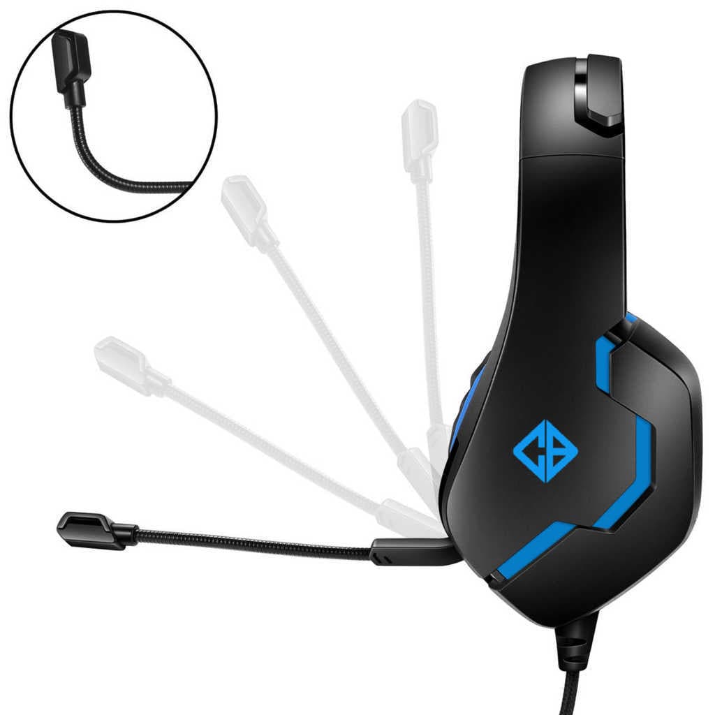 COSMIC BYTE Stardust Wired Stereo Gaming Headphone With Gaming Mic ( Blue ) ( PC/PS4/PS5/Mac/OS )
