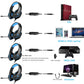 COSMIC BYTE Stardust Wired Stereo Gaming Headphone With Gaming Mic ( Blue ) ( PC/PS4/PS5/Mac/OS )