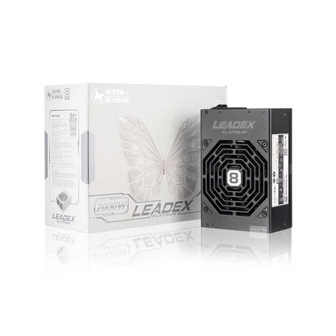 SUPER FLOWER Leadex 2000 80 Plus Platinum Fully Modular Power Supply (2000 W)