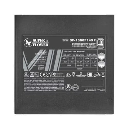 Super Flower Leadex VII 1000W Platinum Pro ATX 3.1 Modular SMPS