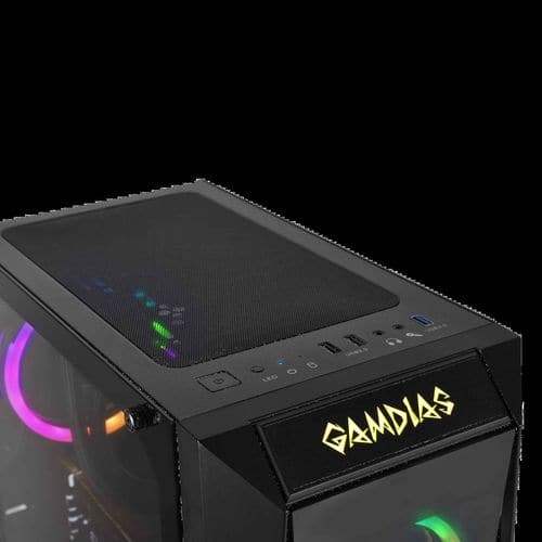 GAMDIAS Talos E1 MATX Mini Tower Cabinet (Black)