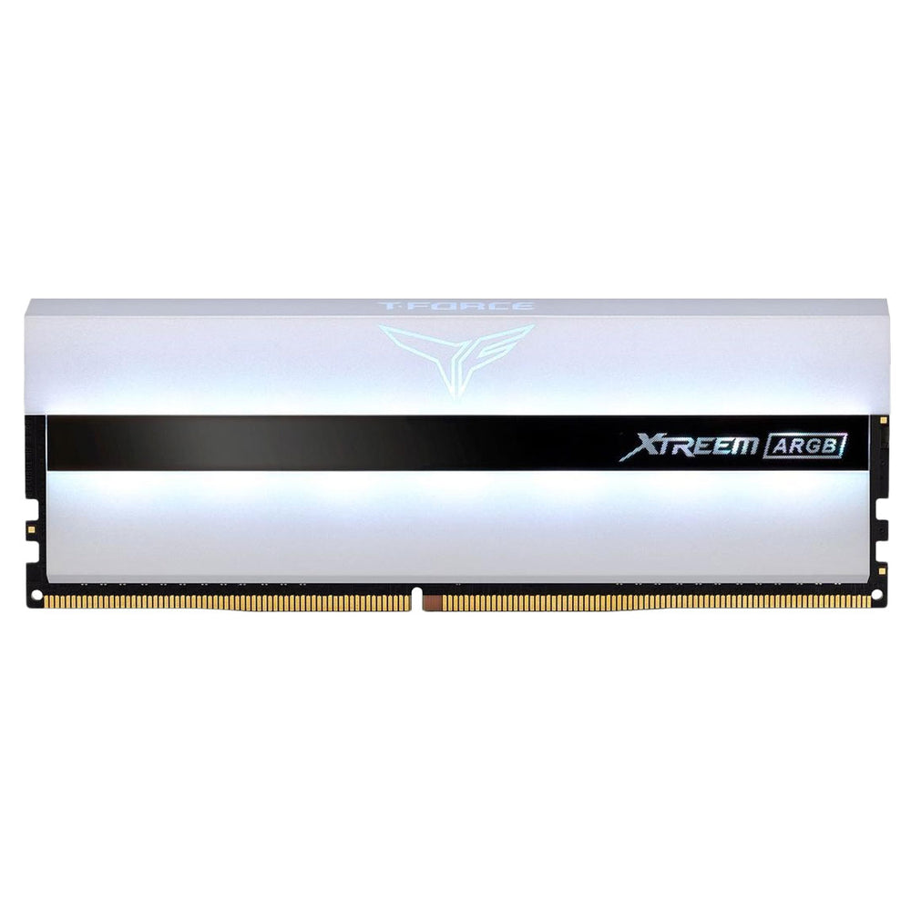 TEAMGROUP T-Force XTREEM ARGB 32GB ( 16GB x 2 ) 3600MHz DDR4 RAM ( White ) ( CL18 )