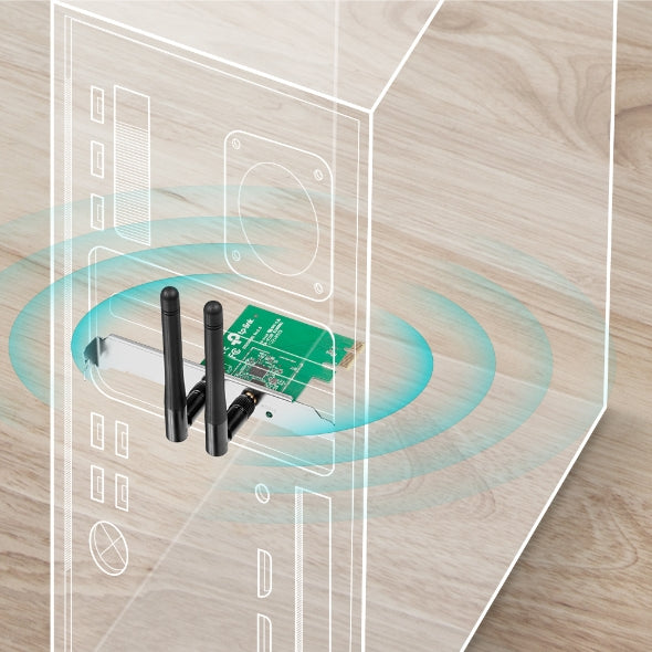 TPLink TL-WN881ND 300Mbps Wireless N PCI Express Adapter