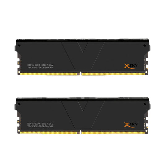 V-COLOR Manta XSky 32GB ( 16GB x 2 ) 7200MHz DDR5 RAM ( Black ) ( CL34 )