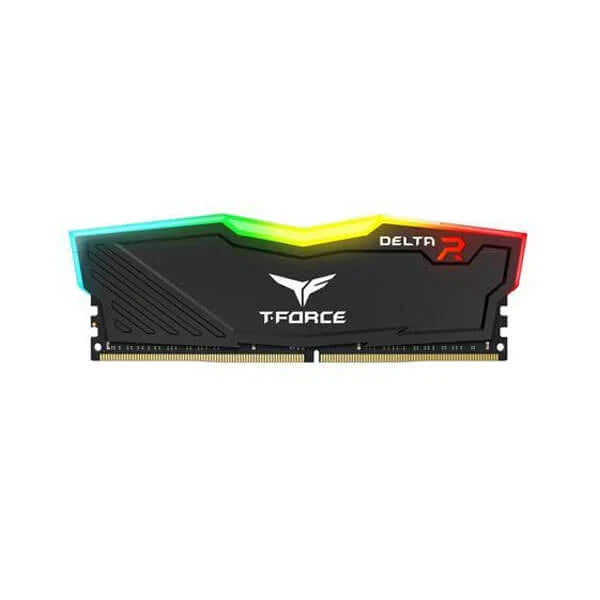 TEAMGROUP T-Force Delta RGB 16GB ( 8GB x 2 ) 3200MHz DDR4 RAM ( Black ) ( CL16 )