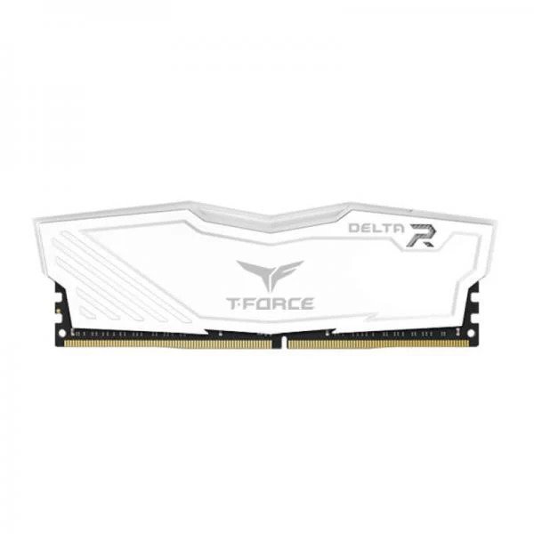 TEAMGROUP T-Force Delta RGB 16GB ( 8GB x 2 ) 3200MHz DDR4 RAM ( White ) ( CL16 )
