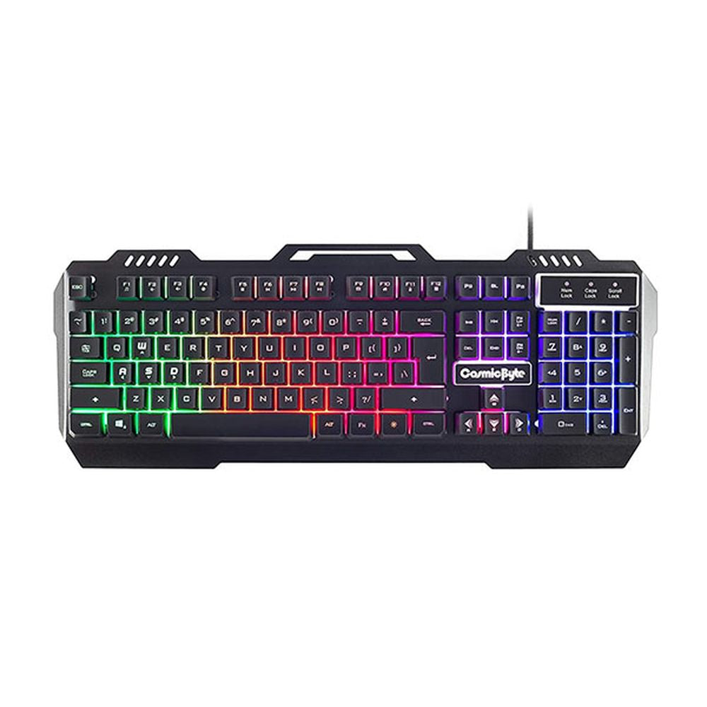 COSMIC BYTE CB-GK-05 Titan Full Size Membrane Wired Gaming Keyboard ( Black )