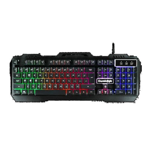 COSMIC BYTE CB-GK-05 Titan Full Size Membrane Wired Gaming Keyboard ( Black )