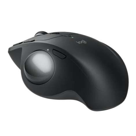 LOGITECH MX Ergo S Wireless Ergonomic Gaming Mouse ( 910-007261 ) ( 2048 DPI / 8 Macro Button ) ( Black )