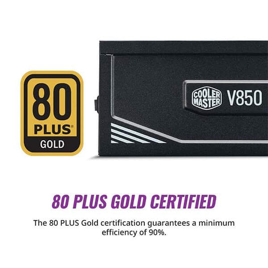 COOLER MASTER V850 80+ Gold V2 Fully Modular Power Supply (850 W)