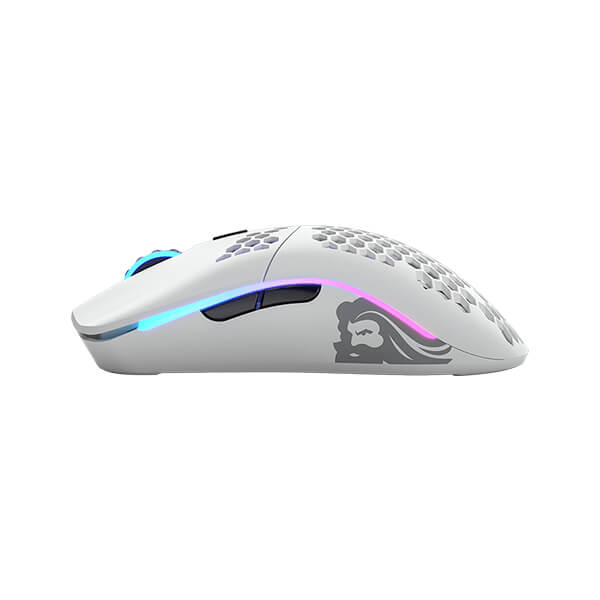 GLORIOUS Model O Minus Wireless Ambidextrous Gaming Mouse ( 19000DPI / 6 Macro Buttons ) ( Matte White )