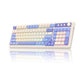 AULA S99 MECHANICAL KEYBOARD (BLUE & WHITE) BEST MECHANICAL KEYBOARD