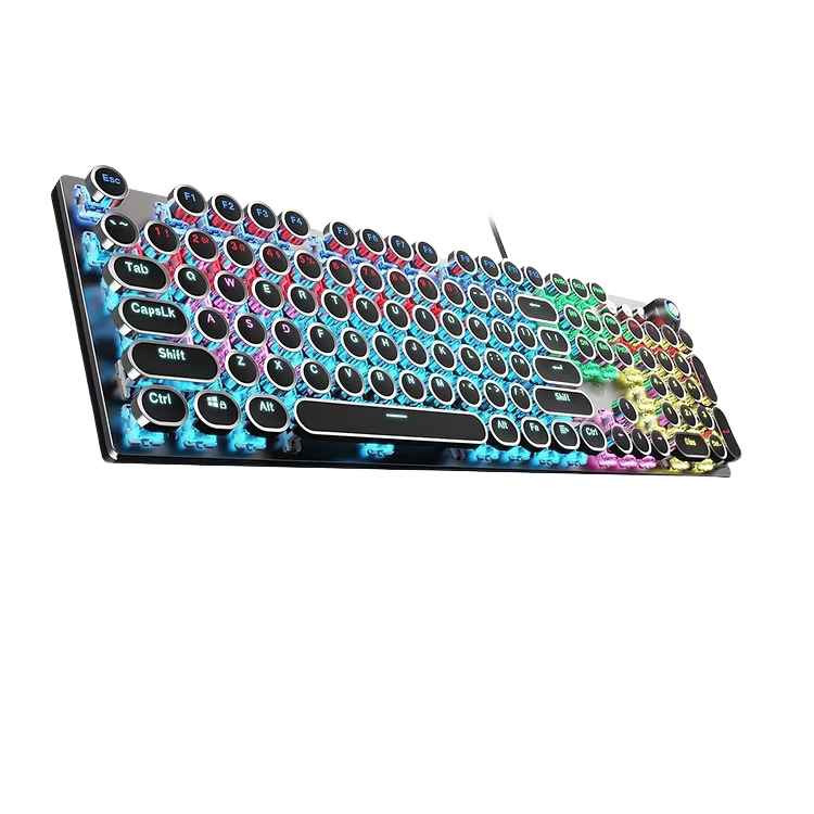 AULA F2088 WIRED MECHANICAL KEYBOARD WITHOUT HANDREST BLACK