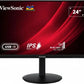 VIEWSONIC VG2409-MHU 60.96 CM (24") IPS FHD PROFESSIONAL MONITOR | USB TYPE-C ONECABLE SOLUTION 65W LAPTOP CHARGE BACK| HEIGHT ADJUSTMENT | EYE CARE| 2XSPEAKER| HDMI,USB-C,104% SRGB