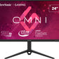 VIEWSONIC 60.96 CM(24") FHD FAST IPS GAMING MONITOR 180HZ,0.5MS, HDR10, AMD FREESYNC PREMIUM, ADAPTIVE SYNC & VESA CLEARMR, 2X SPEAKER, HIGHT ADJUSTABLE, EYE CARE,104% SRGB, HDMI,DP-VX2428J