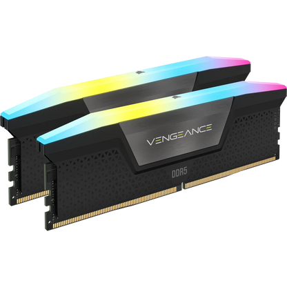 CORSAIR VENGEANCE RGB DDR5 RAM 64GB (2X32GB) 6400MHZ CL32 CMH64GX5M2B6400C32