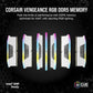 CORSAIR VENGEANCE RGB WHITE 32GB (16GB X 2) 6000MHZ DDR5 RAM CMH32GX5M2E6000Z36W