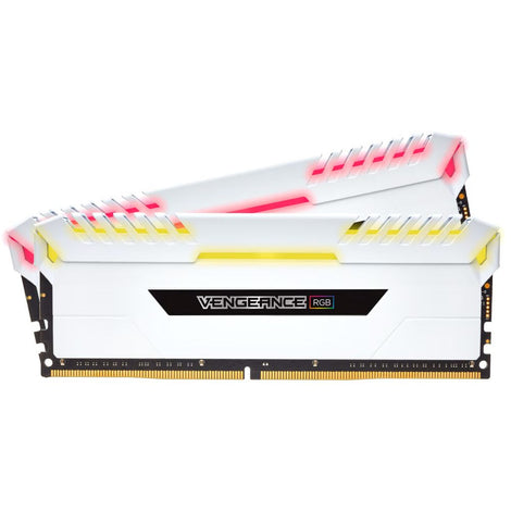 CORSAIR Vengeance RGB 16GB ( 8GB x 2 ) 3000MHz DDR4 RAM ( White )