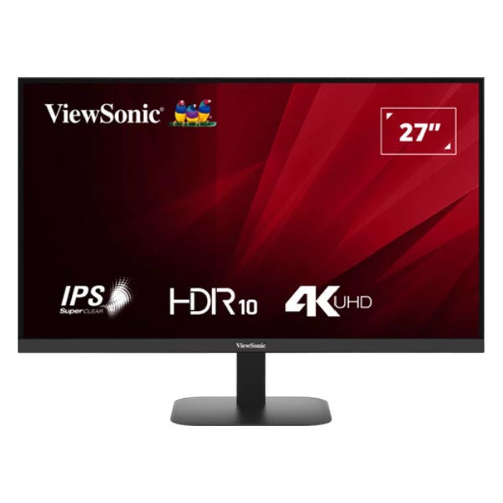 VIEWSONIC VA2708 27 Inch 4K UHD 60Hz IPS Panel 104% SRGB 4MS Adaptive Sync Gaming Monitor