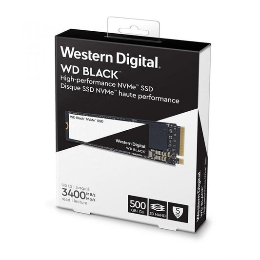 WESTERN DIGITAL Black 500GB M.2 NVME Gen3 Solid State Drive ( SSD )