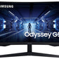 SAMSUNG ODYSSEY G5 27 INCH LC27G55TQWWXXL WQHD 144HZ CURVED GAMING MONITOR