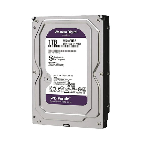 WESTERN DIGITAL Purple 1TB 5400 RPM Desktop HDD