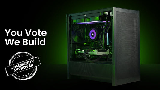 You Vote, We build: Community Built GeForce RTX 5060 Gaming PC Ryzen 5 9600X, 32GB DDR5, 1TB NVMe