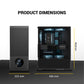 Ant Esports X2 LCD ARGB ATX Mid Tower Case