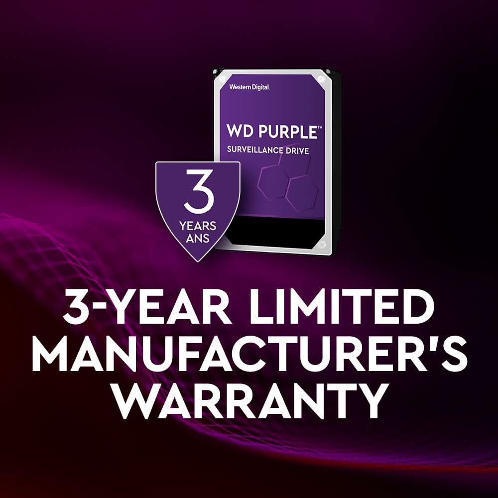WESTERN DIGITAL SURVEILLANCE 4TB INTERNAL SATA HARD DRIVE WD44PURZ