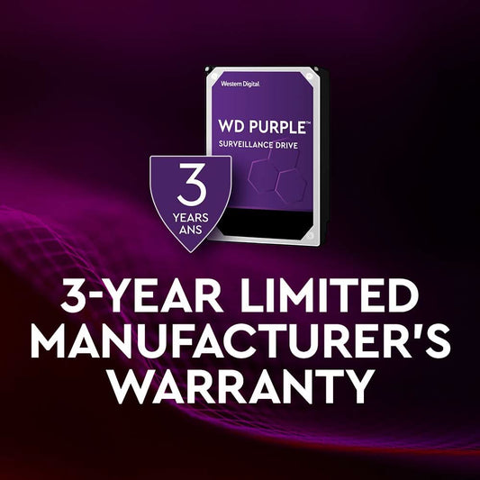 WESTERN DIGITAL SURVEILLANCE 4TB INTERNAL SATA HARD DRIVE WD44PURZ