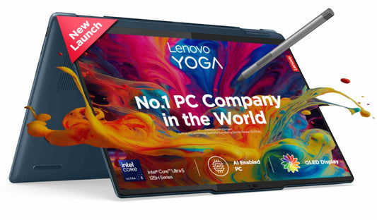 LENOVO YOGA 7I 83DJ006XIN [ULTRA5-125H 14TH GEN/16GB/1TB SSD/WIN11 HOME+MSO/14.0 INCH TOUCH/INTEGRATED GRAPHICS /1 YEAR(S)/BLACK/DIGITAL PEN]