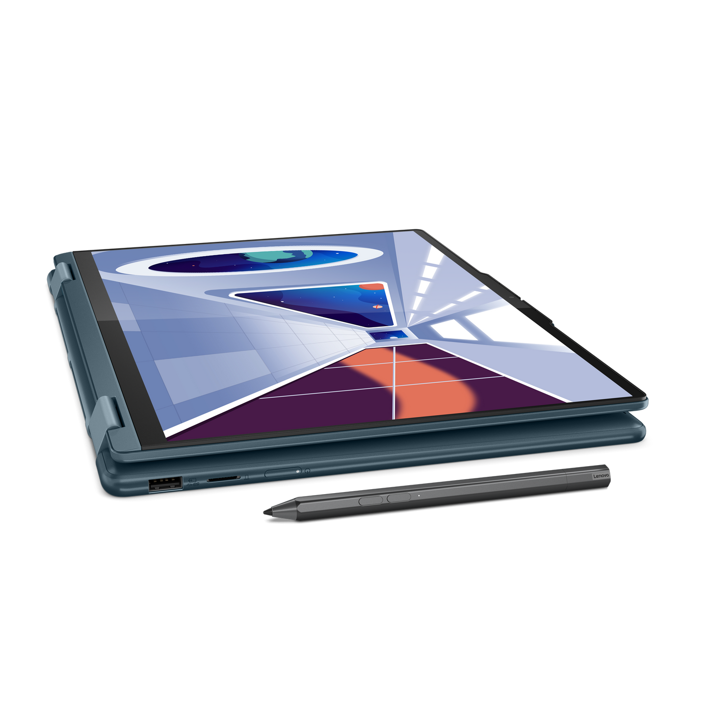 LENOVO YOGA 7 82YL0098IN [CI7-1360P 13TH GEN/16GB/1TB SSD/WIN11 HOME+MSO/14.0 INCH TOUCH/INTEGRATED GRAPHICS /1 YEAR(S)/TIDAL TEAL]