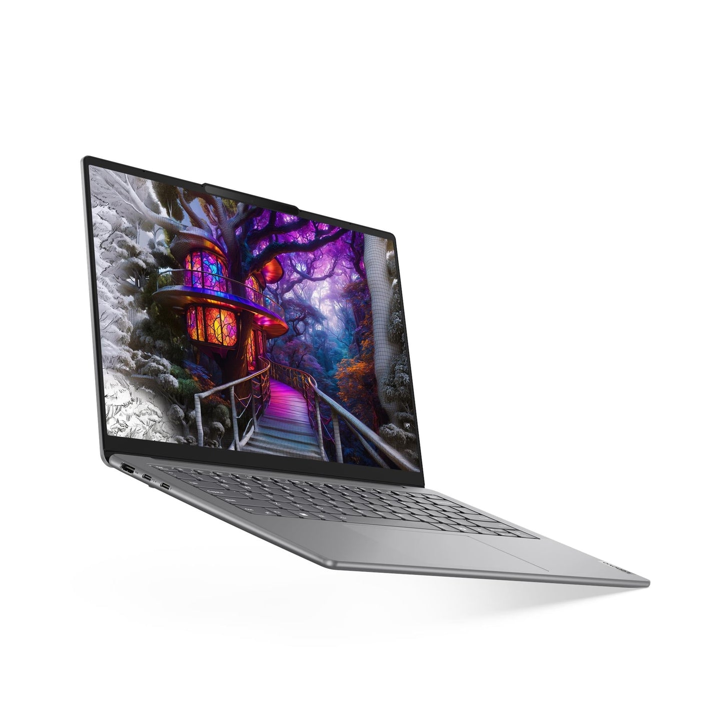 LENOVO YOGA SLIM 7 INTEL CORE ULTRA 7 155H 14"(35.5CM) WUXGA-OLED 400NITS LAPTOP (32GB RAM/1TB SSD/AI PC/2WX4 SPEAKERS/WINDOWS 11/OFFICE HOME 2024/1YR ADP FREE/GREY/1.39KG), 83CV00D3IN