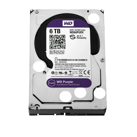 WESTERN DIGITAL 6TB Surveillance Internal HDD