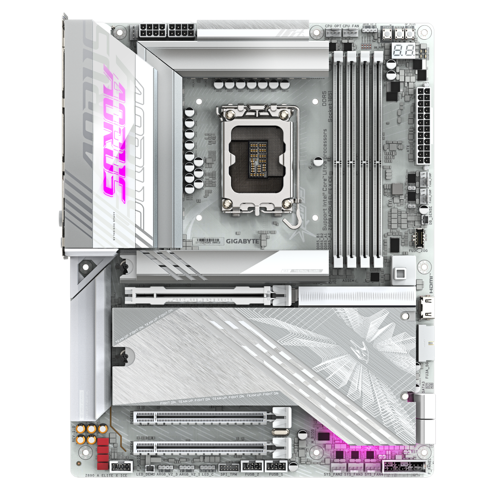 GIGABYTE Z890 Aorus Elite X ICE WIFI DDR5 Intel Motherboard ( White )