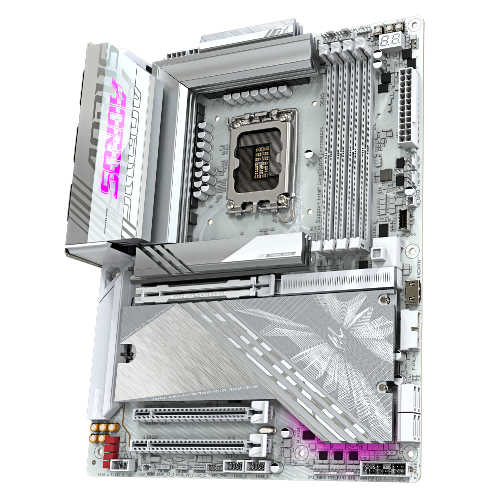 GIGABYTE Z890 Aorus Elite X ICE WIFI DDR5 Intel Motherboard ( White )
