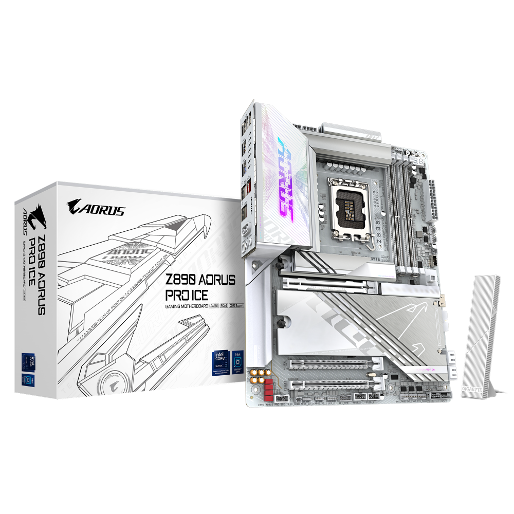 GIGABYTE Z890 Aorus Pro ICE DDR5 Intel Motherboard ( White )