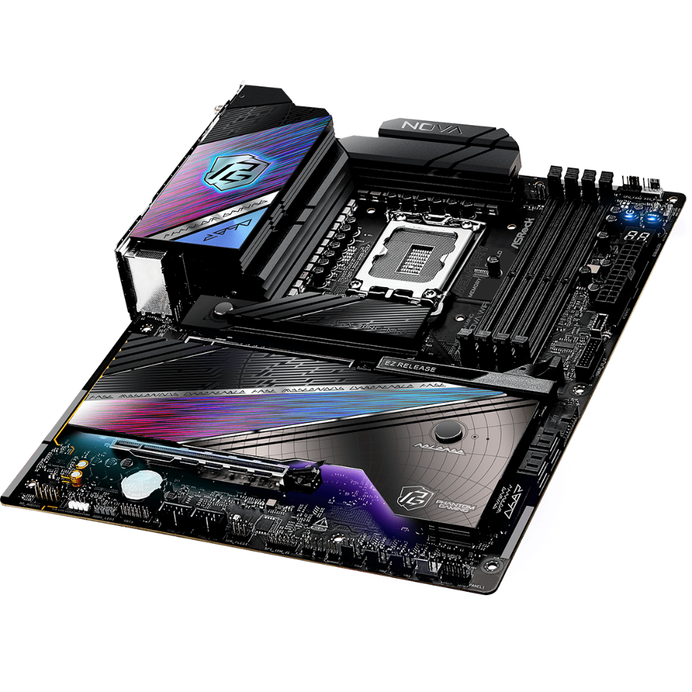 ASROCK Phantom Gaming Z890 Nova Wifi DDR5 Intel Motherboard ( Black )