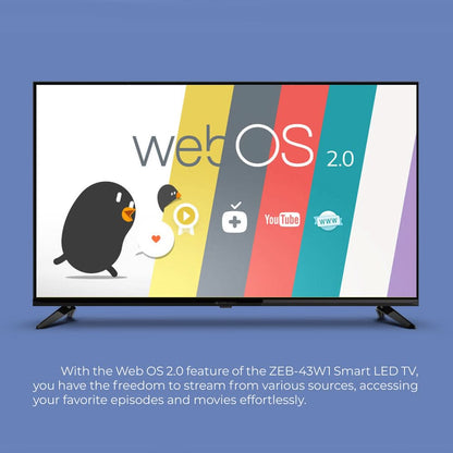 LED TV 43 ZEBRONICS 43W1