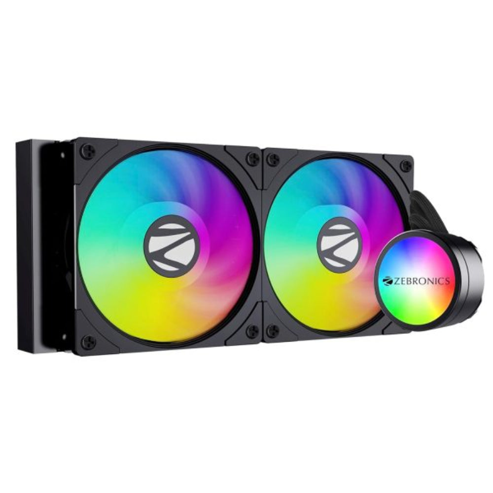 ZEBRONICS ZEB AIO240AB ARGB 240mmCPU Liquid Cooler ( Black )
