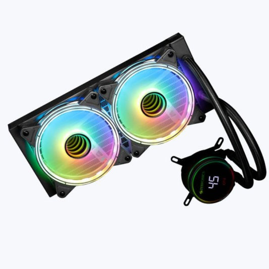 ZEBRONICS ZEB AIO240TB ARGB 240mm CPU Liquid Cooler ( With LCD Display ) ( Black )