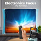 ZEBRONICS PIXAPLAY 29, Smart Projector, 14500 Lumens, Dolby Audio, 4K Support, 200 Inch Screen Size, Supports Bluetooth, HDMI, USB, WiFi, 1080p Native, Auto Focus, Keystone, APP Support, Miracas